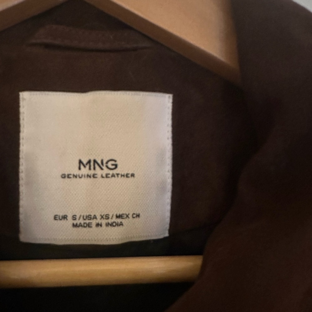 Mango Genuine Leather Jacket - image 4